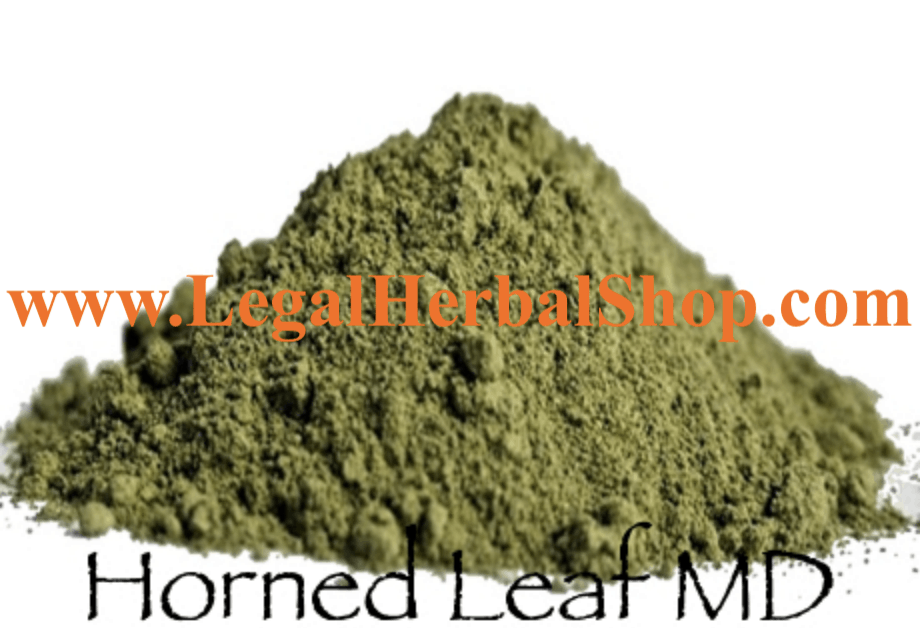 Super Green Horned Leaf Maeng Da Kratom Powder Organic nonGMO