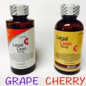Legal Lean 2oz Bottles - Grape (Act) and Chery (Quali)