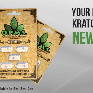 OPMS Kratom Gold Extract Capsules