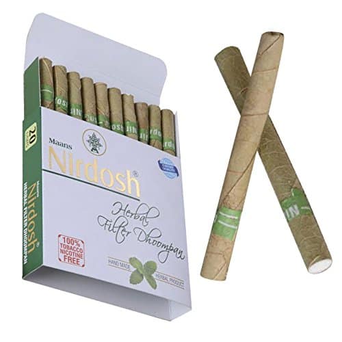 Nirdosh herbal cigarettes. Tobacco & nicotine free