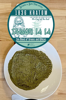 Green & White Vein Blend Kratom Powder – Organic nonGMO (Shangri La La)