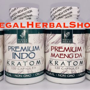 LegalHerbalShop-Whole Herbs-Kratom Capsules-120ct