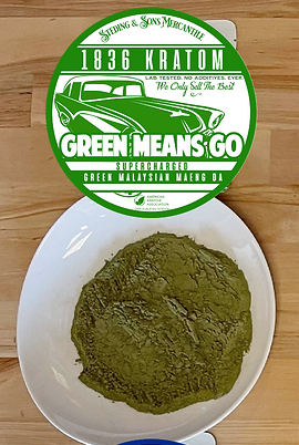 Green Vein Malaysian Kratom Powder – Organic nonGMO (Green Means Go!)