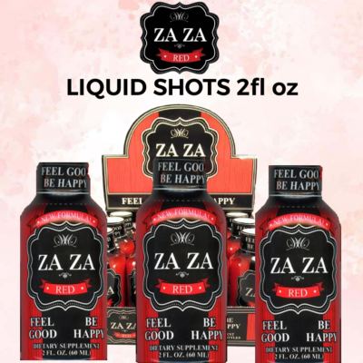 ZaZa Red Liquid Shot! 2oz Bottle