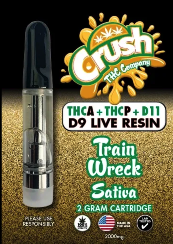 LegalHerbalShop-Crush-Train Wreck-THCa-THCp-D11-D9 resin