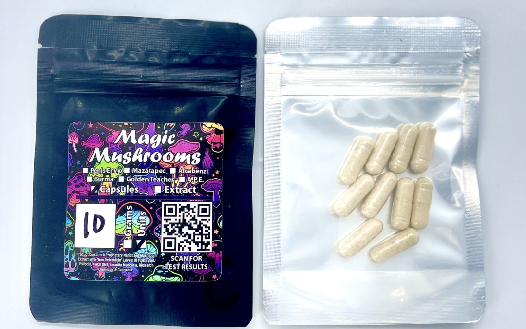 Psilocybe Cubensis Derived Magic Mushroom Powder Extract Capsules – 10ct