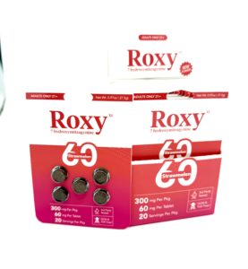 LegalHerbalShop Roxy XL 7OH kratom Extract Strawmelon 5ct tablets