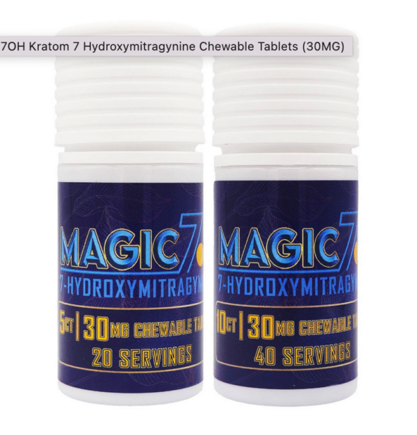 LegalHerbalShop-Magic-7oh-hydroxymitragynine-kratom-extracts-tablets-10ct-30mg
