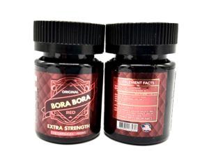 two bottles of Bora Bora tianeptine capsules Zaza alternative 15ct bottles