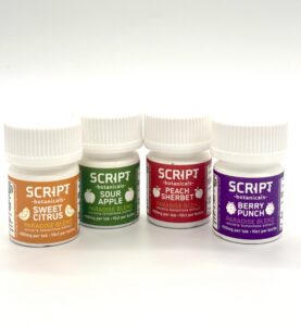 four bottles of script botanicals cats claw tablets